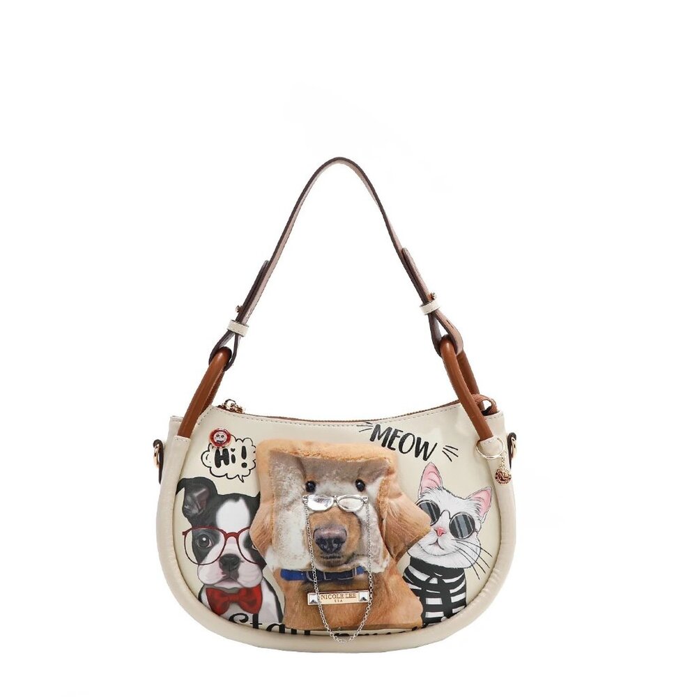 NICOLE LEE BIG BROTHER SHOULDER BAG